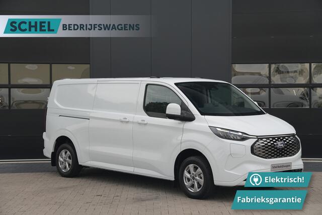 Ford TRANSIT CUSTOM E-Transit 320 L2H1 Limited 71 kWh 218pk - 2x Schuifdeur - Trekhaak - Pro Power - Camera - Carplay - Rijklaar