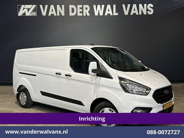 Ford TRANSIT CUSTOM 2.0 TDCI 130pk L2H1 inrichting Euro6 Airco | Camera | Apple Carplay | LED | Cruisecontrol Android Auto, Stoelverwarming, Verwarmde voorruit, Parkeersensoren, Bijrijdersbank, 2800kg trekvermogen