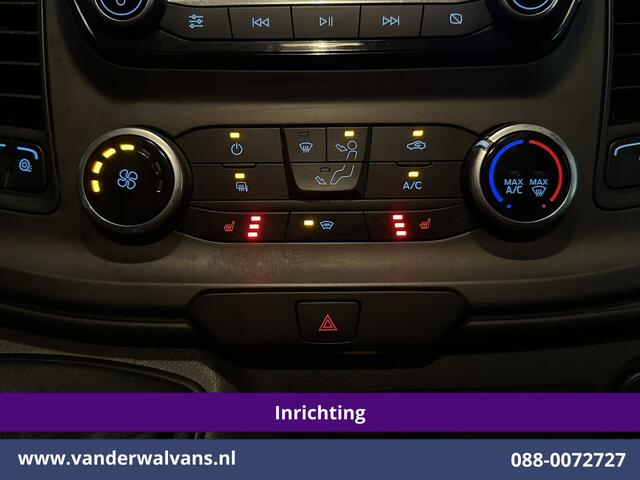 Ford TRANSIT CUSTOM 2.0 TDCI 130pk L2H1 inrichting Euro6 Airco | Camera | Apple Carplay | LED | Cruisecontrol Android Auto, Stoelverwarming, Verwarmde voorruit, Parkeersensoren, Bijrijdersbank, 2800kg trekvermogen