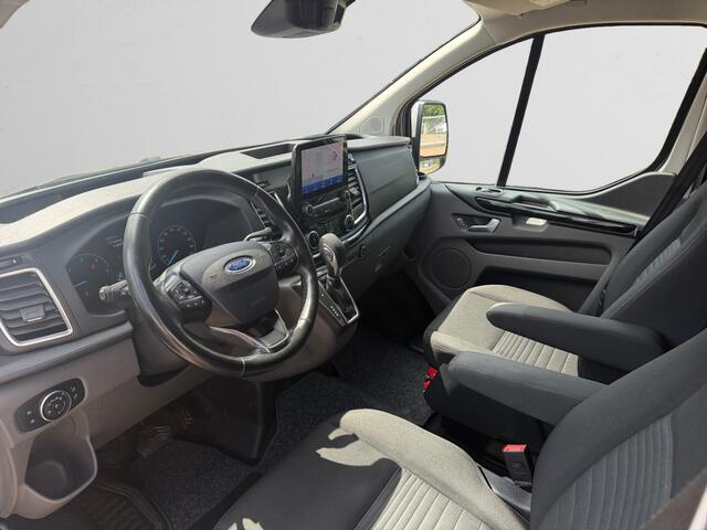 Ford TRANSIT CUSTOM 320 2.0 TDCI Dubbele Cabine Aut- 2x Schuifdeur, Carplay, Android Auto, Lane Assist, Stoelverwarming