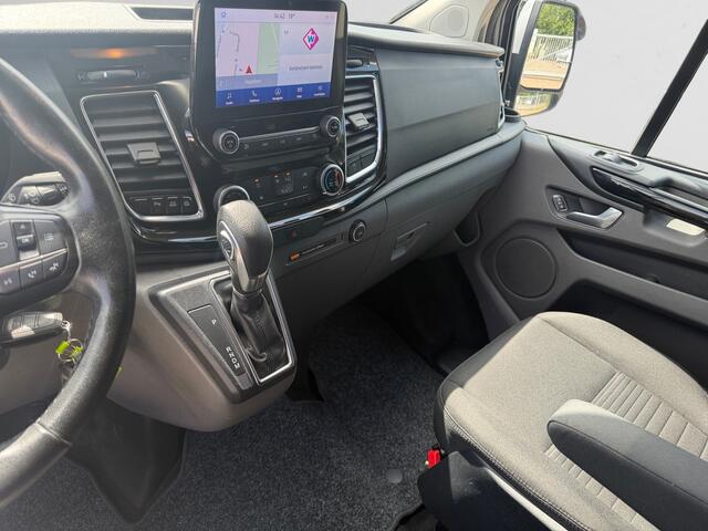 Ford TRANSIT CUSTOM 320 2.0 TDCI Dubbele Cabine Aut- 2x Schuifdeur, Carplay, Android Auto, Lane Assist, Stoelverwarming