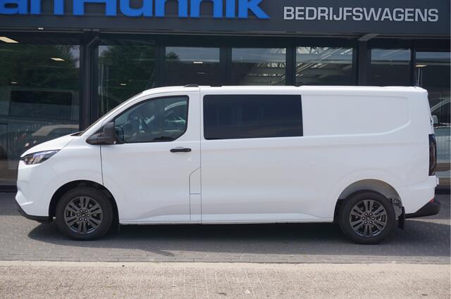 Ford TRANSIT CUSTOM 320L 2.5 PHEV Hybride 233PK Dubbel Cabine PRIJS INCL. BPM !! 13" Navi, Adap. Cruise, Camera 17" LM!! NR. HYB025
