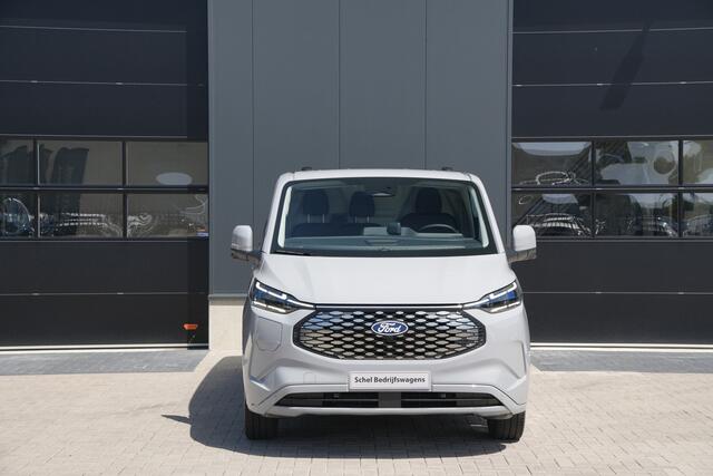 Ford TRANSIT CUSTOM E-Transit 340 L2H1 Limited 71 kWh 218pk - 2x Schuifdeur - AGR Bestuurdersstoel - Trekhaak - ACC - B&O - Navi - Stoel/Stuurverwarming - 360 Camera - Blindspot - Rijklaar