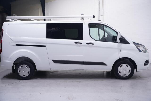 Ford TRANSIT CUSTOM 2.0 TDCI 130 pk L2 Dubbel Cabine 5-Zits Navi Camera, Apple Carplay, Cruise Control, PDC V+A