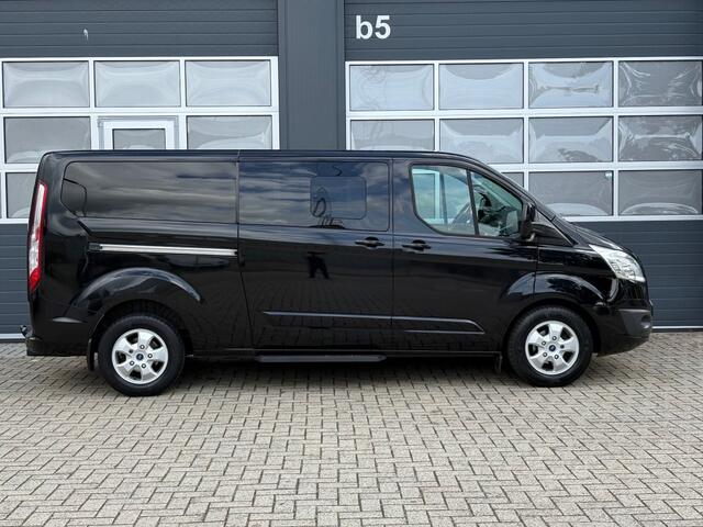 Ford TRANSIT CUSTOM 2.0 TDCI 131PK L2 Automaat / Dubbelcabine / 2x Schuifdeur / Camera / Cruise / Navi / Bluetooth / Trekhaak / Stoelverwarming