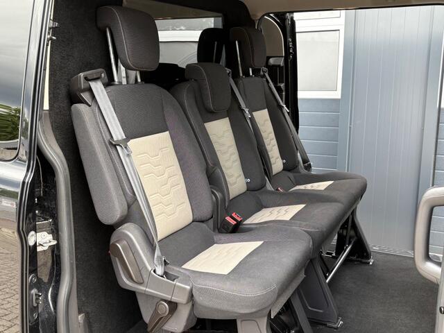 Ford TRANSIT CUSTOM 2.0 TDCI 131PK L2 Automaat / Dubbelcabine / 2x Schuifdeur / Camera / Cruise / Navi / Bluetooth / Trekhaak / Stoelverwarming