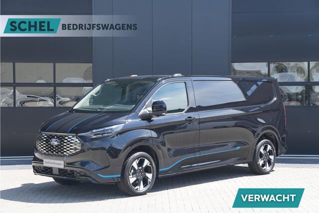 Ford TRANSIT CUSTOM E-Transit 340 L2H1 Sport 71 kWh 218pk - ACC - B&O - Navi - Stoel/Stuurverwarming - 360 Camera - Blindspot - Rijklaar