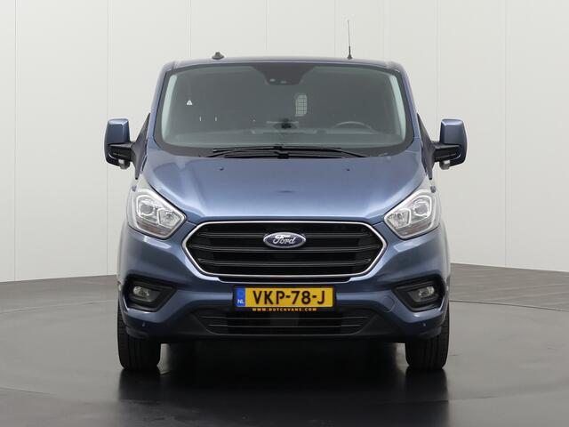 Ford TRANSIT CUSTOM 2.0TDCI 170PK Automaat Lang Limited Dubbele Cabine | 6-Persoons | Navigatie | Camera | 2xSchuifdeur | Airco | Cruise | Trekhaak