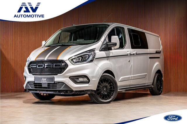 Ford TRANSIT CUSTOM 300 2.0 TDCI 170 PK L2H1 Limited DC | Bi-Xenon | ACC | L+R Schuifdeur | CarPlay | Camera | Stoelverwarming | Navigatie | Orig. NL Auto | 1e eigenaar | Nieuwe APK
