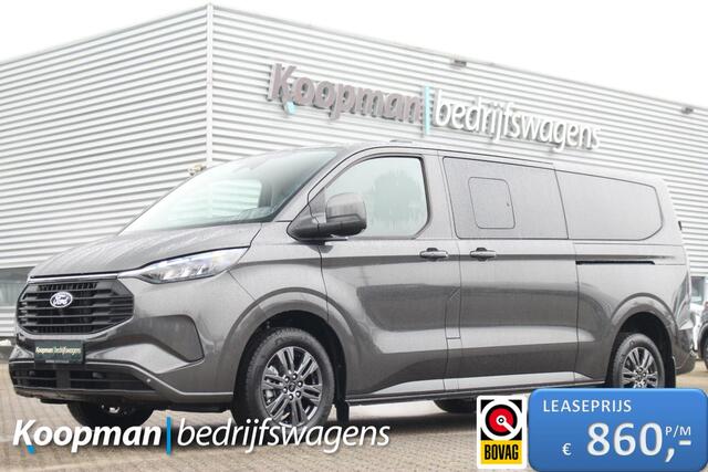 Ford TRANSIT CUSTOM 2.5 PHEV 233pk L2H1 Kombi Limited | 8-Persoons | Incl BPM | Stuur + Stoelverwarming | Keyless | Lease 860,- p/m