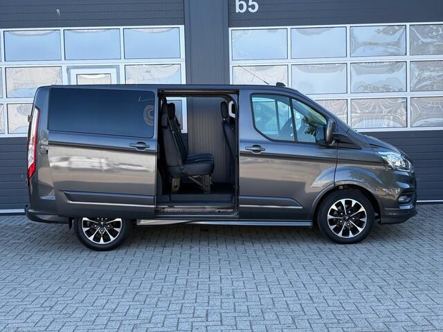 Ford TRANSIT CUSTOM Sport Automaat 2.0 TDCI 185PK Dubbelcabine/ 2x schuifdeur / LED / Stoelverwarming / Navi / Carplay / Cruise / Airco / Camera