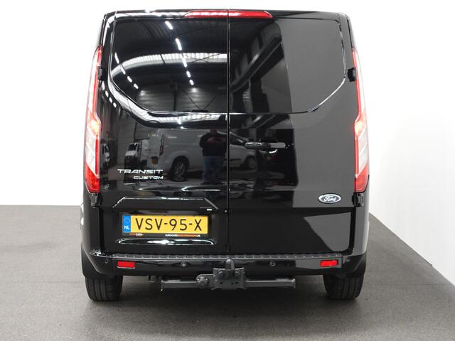 Ford TRANSIT CUSTOM 300 2.0 TDCI L2H1 Limited Dubbele cabine Automaat Navi Airco 2x Schuifdeuren Trekhaak Parkeersensoren Carplay
