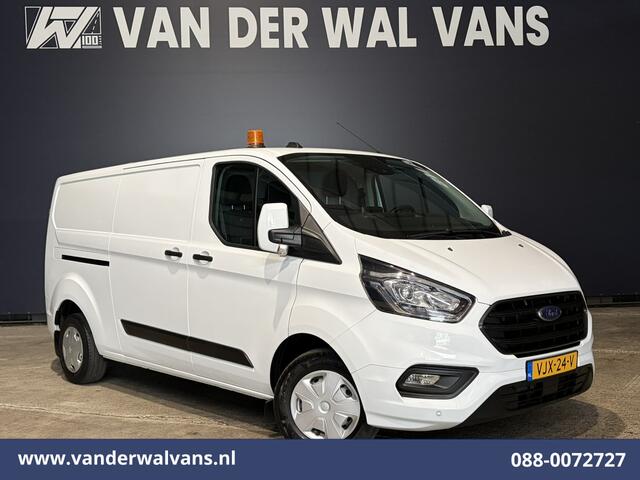 Ford TRANSIT CUSTOM 2.0 TDCI L2H1 Euro6 Airco | Camera | Omvormer | Apple Carplay | LED | Cruisecontrol | 2800kg Trekhaak Android Auto, Verwarmde voorruit, Parkeersensoren, Bijrijdersbank