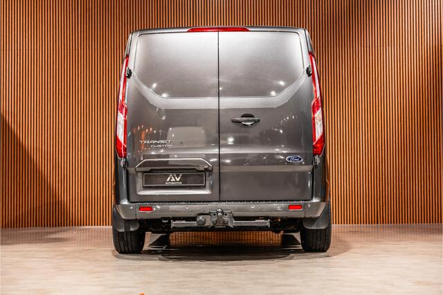 Ford TRANSIT CUSTOM 300 2.0 TDCI DC | Dubbel cabine | L+R Schuifdeur | Elek stoelen | CarPlay | Lederen bekleding | Navigatie | Stoelverwarming | Nieuwe APK | NAP Logisch
