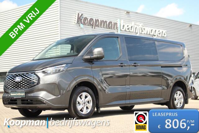 Ford TRANSIT CUSTOM E-Transit 320 L2H1 Limited DC | 71 kWh | 160kW/218pk | Pro Power | Trekgewicht 2300kg | Camera | Carplay/Android | Cruise | Lease 806,- p/m