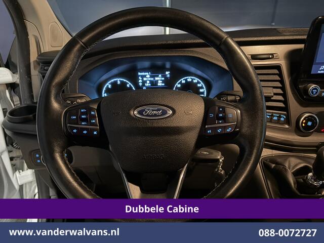 Ford TRANSIT CUSTOM 2.0 TDCI 130pk L2H1 Dubbele Cabine Euro6 Airco | 6-Zits | Apple Carplay | LED | Cruisecontrol 2800kg trekhaak, Stoelverwarming, Verwarmde voorruit, Parkeersensoren