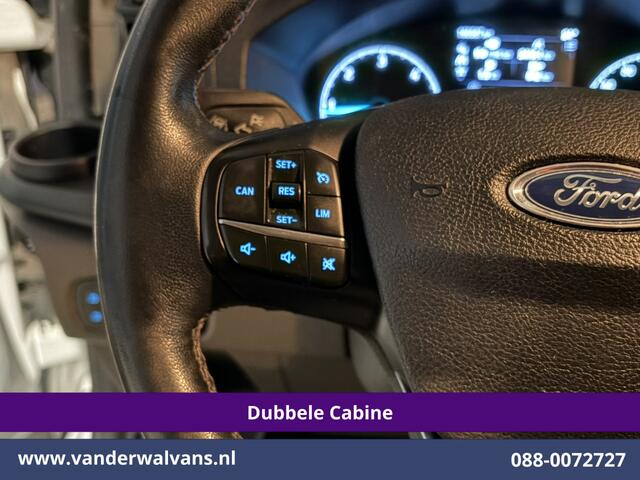 Ford TRANSIT CUSTOM 2.0 TDCI 130pk L2H1 Dubbele Cabine Euro6 Airco | 6-Zits | Apple Carplay | LED | Cruisecontrol 2800kg trekhaak, Stoelverwarming, Verwarmde voorruit, Parkeersensoren