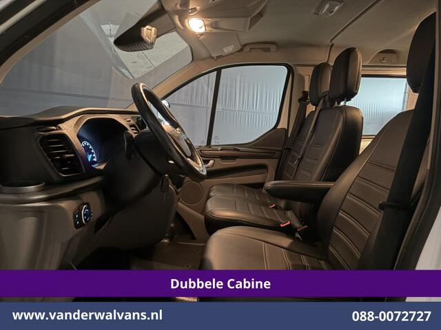 Ford TRANSIT CUSTOM 2.0 TDCI 130pk L2H1 Dubbele Cabine Euro6 Airco | 6-Zits | Apple Carplay | LED | Cruisecontrol 2800kg trekhaak, Stoelverwarming, Verwarmde voorruit, Parkeersensoren
