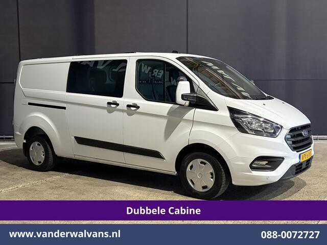 Ford TRANSIT CUSTOM 2.0 TDCI 130pk L2H1 Dubbele Cabine Euro6 Airco | 6-Zits | Apple Carplay | LED | Cruisecontrol 2800kg trekhaak, Stoelverwarming, Verwarmde voorruit, Parkeersensoren