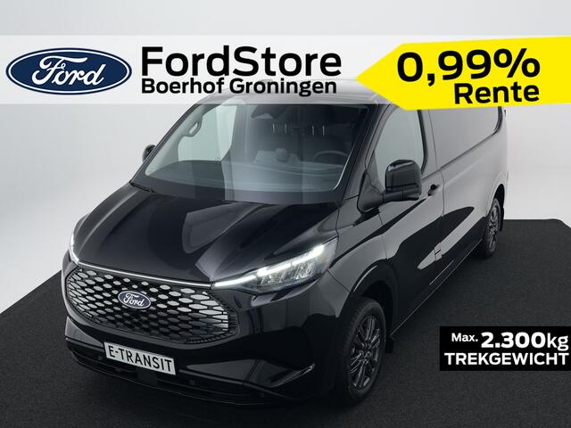 Ford TRANSIT CUSTOM E-Transit 340 L2H1 Limited 71 kWh 360 graden camera | Stoelverwarming | Navigatie |