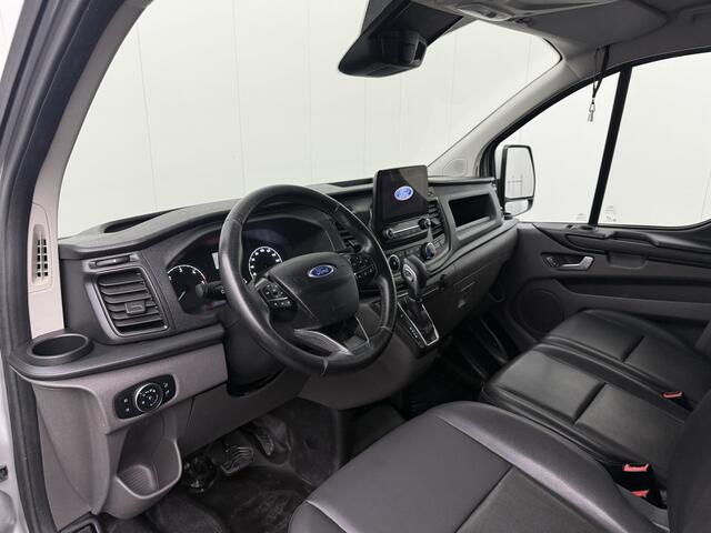 Ford TRANSIT CUSTOM 2.0TDCi 130PK Lang | Achterdeuren | Multimedia | Airco | Leder | Cruie | 3-Zits
