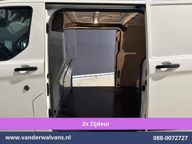 Ford TRANSIT CUSTOM 2.0 TDCI 130pk L2H1 Euro6 Airco | 2x zijdeur | Camera | Navigatie | LED | Cruisecontrol | 2800kg Trekhaak Android Auto, Parkeersensoren, Verwarmde voorruit, Bijrijdersbank, Achterklep