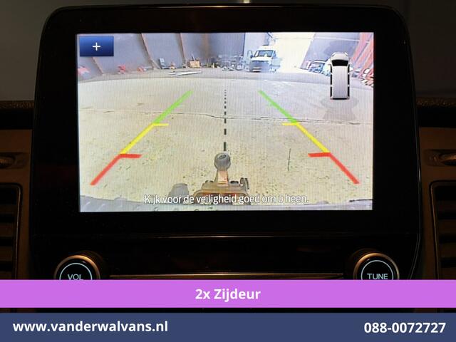 Ford TRANSIT CUSTOM 2.0 TDCI 130pk L2H1 Euro6 Airco | 2x zijdeur | Camera | Navigatie | LED | Cruisecontrol | 2800kg Trekhaak Android Auto, Parkeersensoren, Verwarmde voorruit, Bijrijdersbank, Achterklep