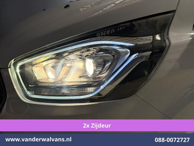 Ford TRANSIT CUSTOM 2.0 TDCI 130pk L2H1 Euro6 Airco | 2x zijdeur | Camera | Navigatie | LED | Cruisecontrol | 2800kg Trekhaak Android Auto, Parkeersensoren, Verwarmde voorruit, Bijrijdersbank, Achterklep