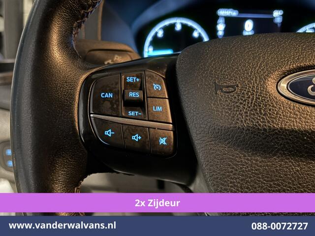 Ford TRANSIT CUSTOM 2.0 TDCI 130pk L2H1 Euro6 Airco | 2x zijdeur | Camera | Navigatie | LED | Cruisecontrol | 2800kg Trekhaak Android Auto, Parkeersensoren, Verwarmde voorruit, Bijrijdersbank, Achterklep