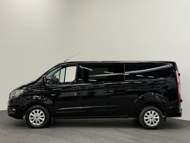 Ford TRANSIT CUSTOM 300 2.0 TDCI L2H1 Limited Dubbele cabine Automaat Navigatie Airco 2 Schuifdeuren Trekhaak PDC Carplay DAB
