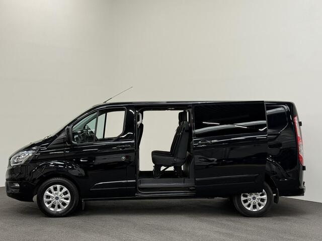 Ford TRANSIT CUSTOM 300 2.0 TDCI L2H1 Limited Dubbele cabine Automaat Navigatie Airco 2 Schuifdeuren Trekhaak PDC Carplay DAB