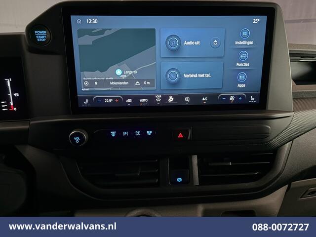 Ford TRANSIT CUSTOM 2.0 TDCI 136pk L1H1 Euro6 Airco | Camera | Navigatie | LED | Apple Carplay | Adaptieve Cruisecontrol Android Auto, Verwarmde voorruit, Stoelverwarming, Parkeersensoren, Bijrijdersbank, 2590kg trekvermogen