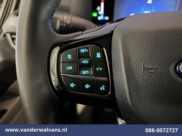 Ford TRANSIT CUSTOM 2.0 TDCI 136pk L1H1 Euro6 Airco | Camera | Navigatie | LED | Apple Carplay | Adaptieve Cruisecontrol Android Auto, Verwarmde voorruit, Stoelverwarming, Parkeersensoren, Bijrijdersbank, 2590kg trekvermogen