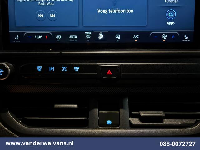 Ford TRANSIT CUSTOM 2.0 TDCI 136pk L1H1 Euro6 Airco | Camera | Apple Carplay | LED | Cruisecontrol Android Auto, Verwarmde voorruit, Stoelverwarming, Parkeersensoren, Bijrijdersbank, 2740kg trekvermogen