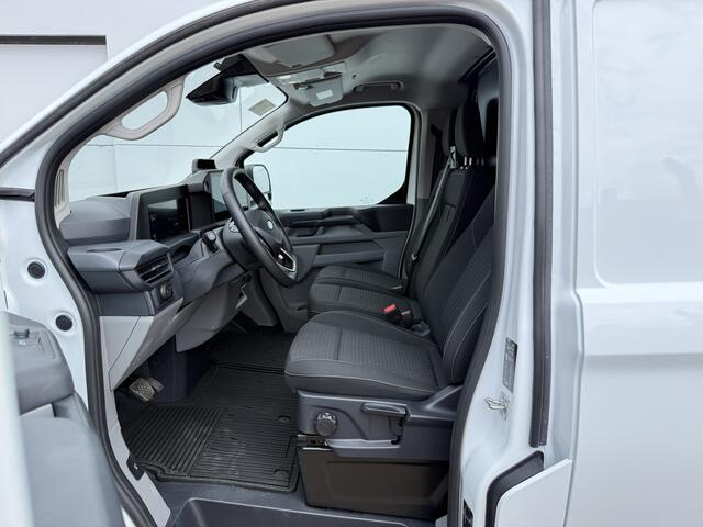 Ford TRANSIT CUSTOM e-Transit 71kWh 140PK Elektrisch 344km WLTP 2300kg Trekvermogen BEV Snelladen Stoel + Stuur verwarming LED Cruise Control Camera Carplay Parkeersensoren v+a