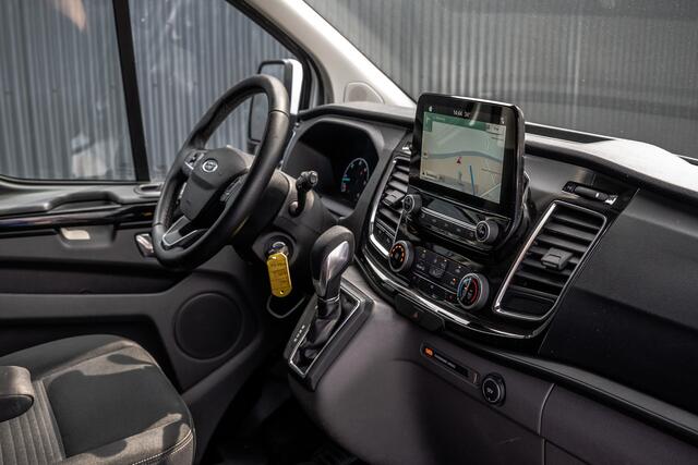 Ford TRANSIT CUSTOM 2.0 EcoBlue L2H1 | 170 PK | Automaat | DC 5-Zits | LED | Camera | Carplay | Cruise | PDC | Trekhaak