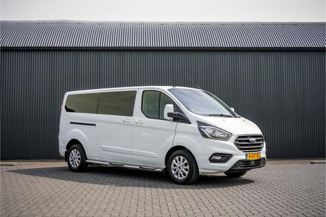 Ford TRANSIT CUSTOM 2.0 EcoBlue L2H1 | 170 PK | Automaat | DC 5-Zits | LED | Camera | Carplay | Cruise | PDC | Trekhaak