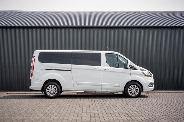Ford TRANSIT CUSTOM 2.0 EcoBlue L2H1 | 170 PK | Automaat | DC 5-Zits | LED | Camera | Carplay | Cruise | PDC | Trekhaak