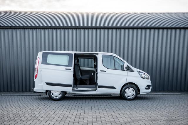 Ford TRANSIT CUSTOM 2.0 EcoBlue L1H1 | DC 6-Zits | LED | Cruise | PDC | Airco | Trekhaak