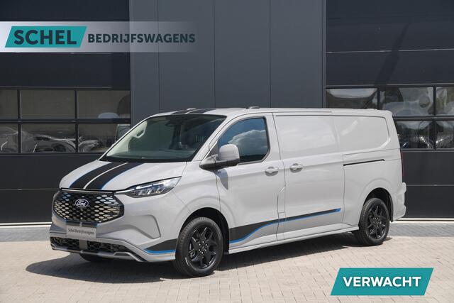 Ford TRANSIT CUSTOM E-Transit 340 L2H1 Sport 71 kWh 218pk - 2x Schuif - Stoel/Stuurverwarming - Cruise - Keyless - Rijklaar