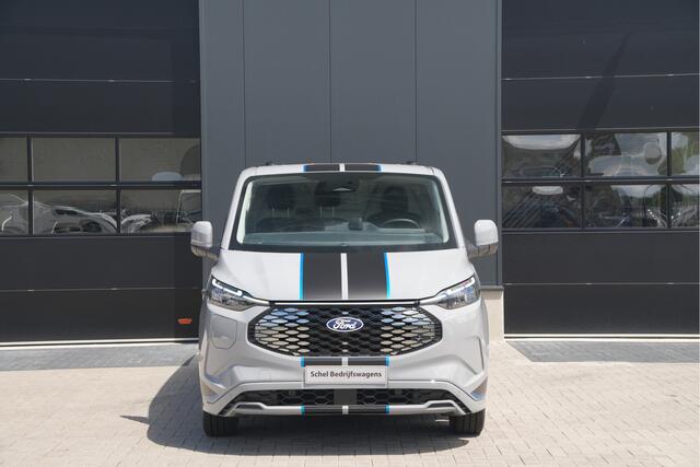 Ford TRANSIT CUSTOM E-Transit 340 L2H1 Sport 71 kWh 218pk - 2x Schuif - Stoel/Stuurverwarming - Cruise - Keyless - Rijklaar