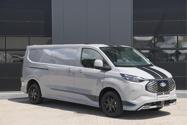 Ford TRANSIT CUSTOM E-Transit 340 L2H1 Sport 71 kWh 218pk - 2x Schuif - Stoel/Stuurverwarming - Cruise - Keyless - Rijklaar
