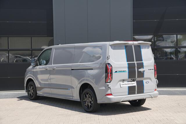 Ford TRANSIT CUSTOM E-Transit 340 L2H1 Sport 71 kWh 218pk - 2x Schuif - Stoel/Stuurverwarming - Cruise - Keyless - Rijklaar