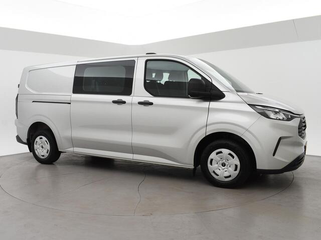 Ford TRANSIT CUSTOM 300 2.0 TDCI L2H1 6-PERS DUBBEL CAB. + TREKHAAK | CARPLAY | CAMERA