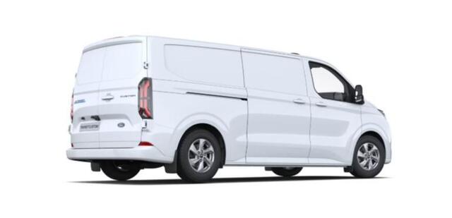 Ford TRANSIT CUSTOM E-Transit 340 L2H1 Limited 71 kWh 218pk | Laadvloer bescherming | 12-weg verstel- en verwarmbare AGR bestuurders- en passagiersstoel Laadvloer bescherming,12-weg verstel- en verwarmbare AGR bestuurders- en passagiersstoel | Trekhaakvoorbereiding | 17 inch lichtmetalen velgen (Carbonised Grey) | Driver Assistent Pack Ultimate | AGM accu | BEV 3-fase oplaadkabel (mode 3, 32A, 10m)