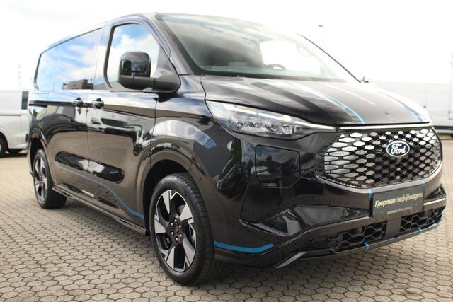 Ford TRANSIT CUSTOM E-Transit 320 L1H1 Sport | 71kWh | 160kW/218pk | Trekgewicht 2300kg | Stoel+Stuurverw. | Camera | Carplay/Android | Lease 753,- p/m