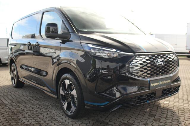 Ford TRANSIT CUSTOM E-Transit 320 L1H1 Sport | 71kWh | 160kW/218pk | Trekgewicht 2300kg | Driver Assist | Adap. Cruise | Stoel+Stuurverw. | Camera | Carplay/Android | Lease 788,- p/m