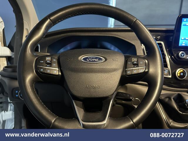 Ford TRANSIT CUSTOM 2.0 TDCI 130pk L2H1 Euro6 Airco | Navigatie | Apple Carplay | LED | Cruisecontrol | 2800kg Trekhaak Android Auto, Verwarmde voorruit, Stoelverwarming, Parkeersensoren, Bijrijdersbank