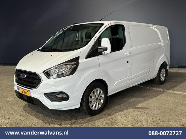 Ford TRANSIT CUSTOM 2.0 TDCI 130pk L2H1 Euro6 Airco | Navigatie | Apple Carplay | LED | Cruisecontrol | 2800kg Trekhaak Android Auto, Verwarmde voorruit, Stoelverwarming, Parkeersensoren, Bijrijdersbank