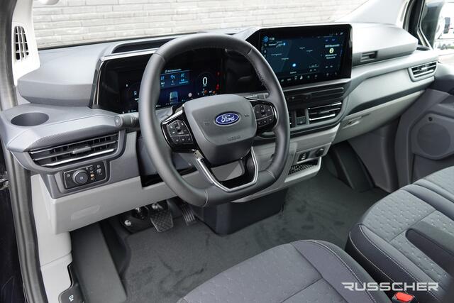 Ford TRANSIT CUSTOM L2H1 2.5PHEV 233Pk Aut. | Limited | Plug-In Hybrid | 360° Camera | 2x Schuifdeur | Spoilerpack | 19'' | Agate Black